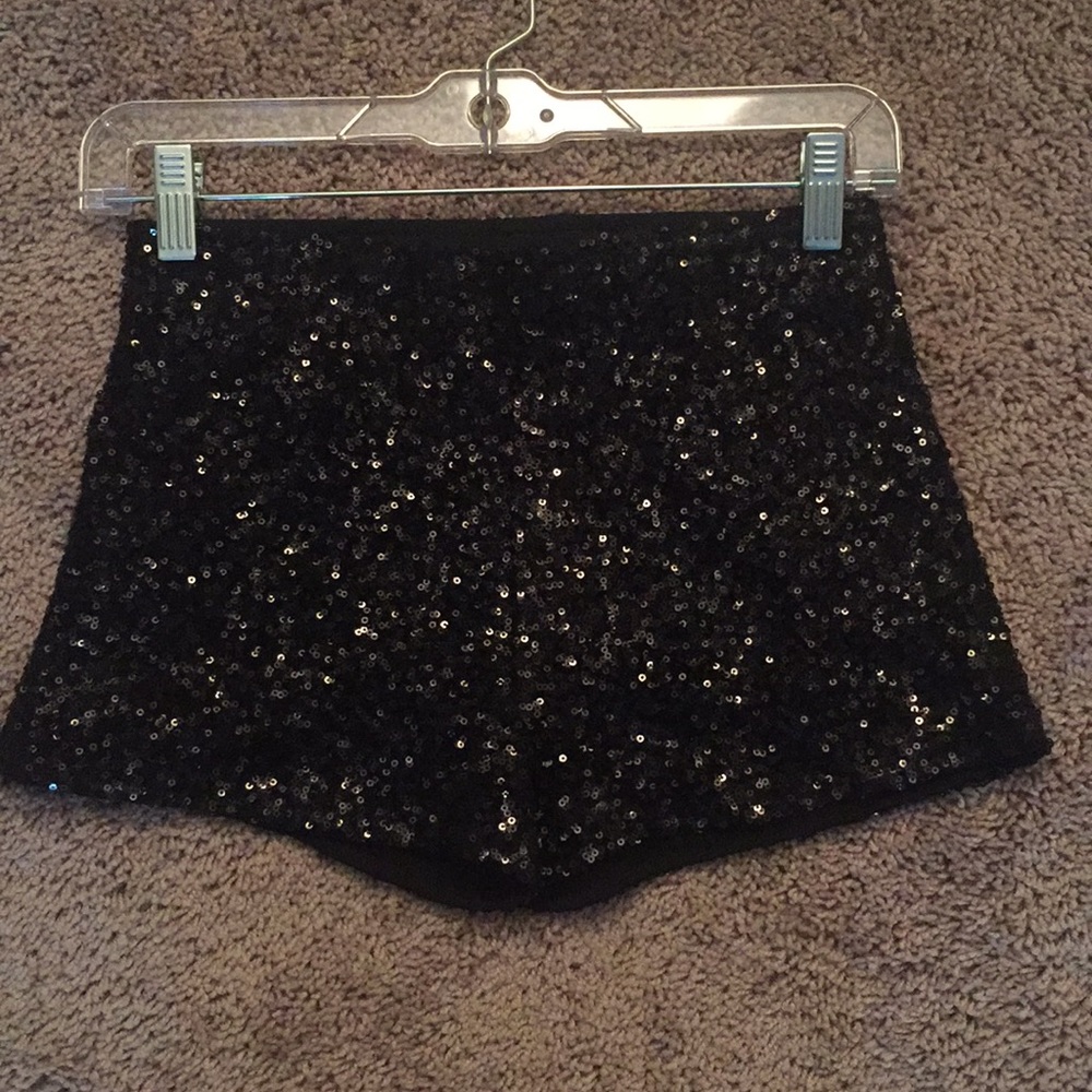 Sequin shorts